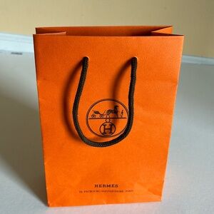 Hermès small paper gift bag